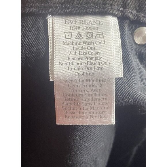 Everlane Womens The Original Cheeky Jean in Black Size 31 Regular - Picture 6 of 11